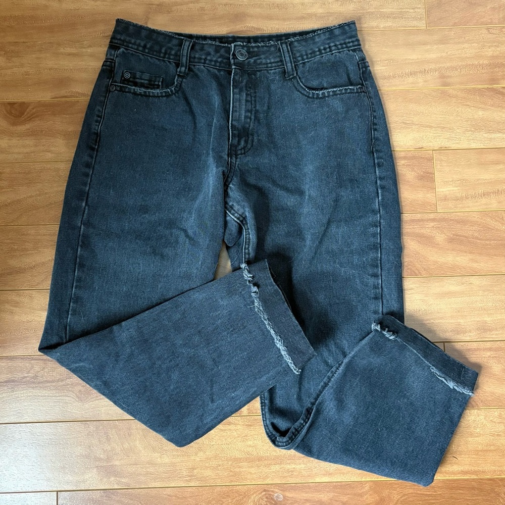 Missguided Black Boyfriend Jeans